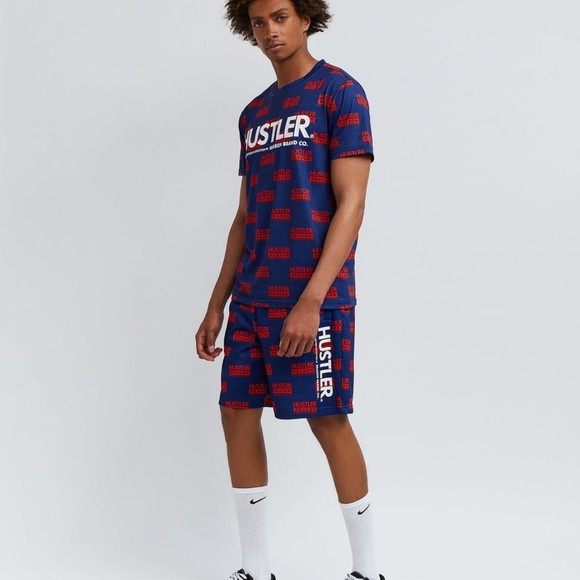 Reason x Hustler Logo Tee And Shorts Set - Picture 2 of 10